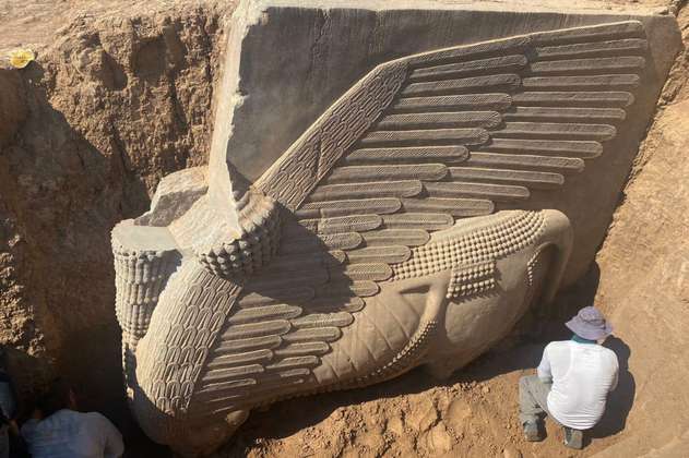La escultura asiria de 2.700 años que fue oculta por tres décadas para protegerla
