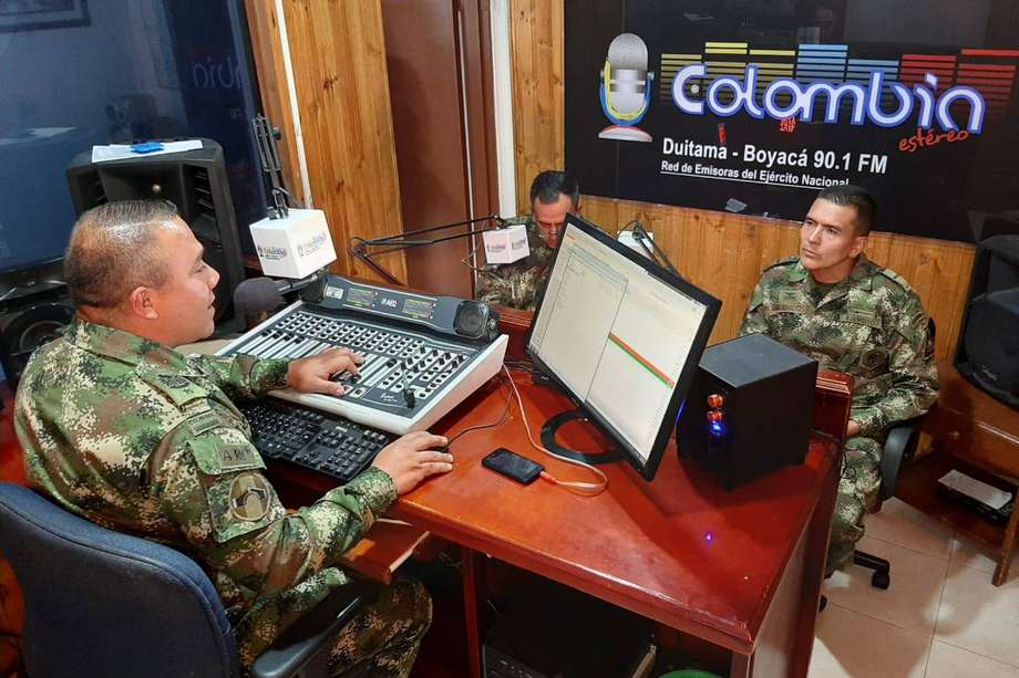 Sede de Colombia Estéreo, del Ejército, en Duitama (Boyacá).