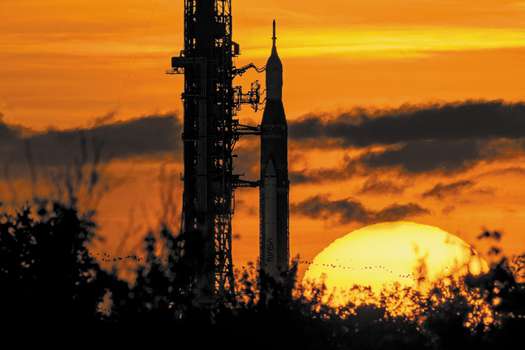 El vehículo espacial Orión despegará rumbo a la Luna desde el centro Espacial Kennedy, ubicado en Florida (Estados Unidos).