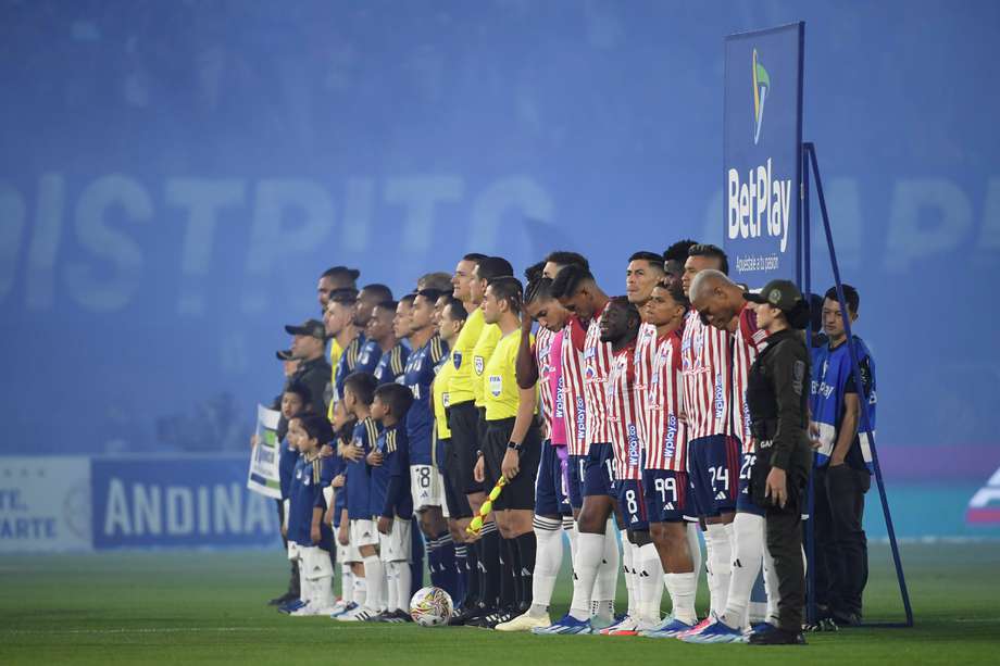 Partido Millonarios vs Júnior, en el partido de vuelta por la final de la Superliga Betplay 2024, disputado en el estadio El Campín.