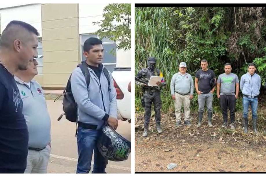 Fueron liberados el intendente Javier Villamizar y los patrulleros Yohan Arenas y Diego Hernández.