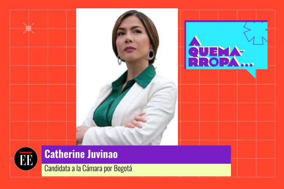 Catherine Juvinao es candidata a al Cámara de Bogotá por la Alianza Verde. Tiene el número 104 en el tajertón.