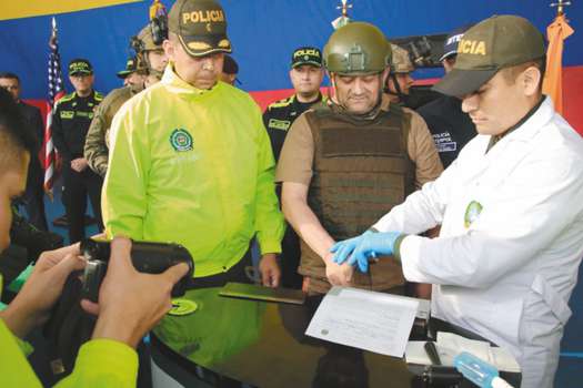 "Otoniel" fue capturado el pasado 23 de octubre de 2022. / Policía Nacional. (Colombian presidential press office via AP)