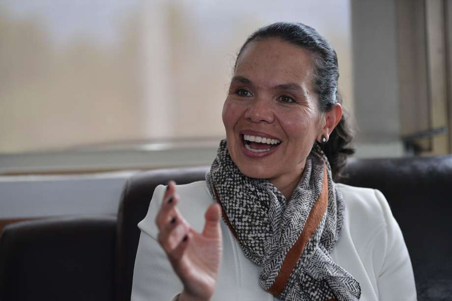 Astrid Bibiana Rodríguez lleva cinco meses en la cabeza del ministerio del Deporte. 