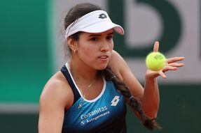 Camila Osorio debutó con triunfo en Roland Garros