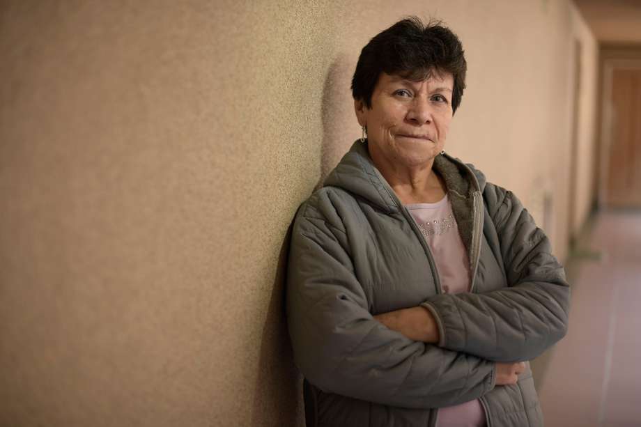 Luz Mary Rincón López,  quien se dedica al trabajo doméstico en Bogotá.
