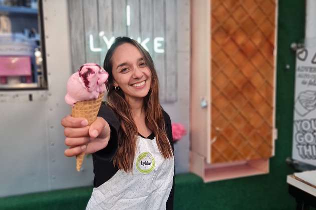 Ella creó una marca de helados artesanales inspirada en los sabores de Colombia  