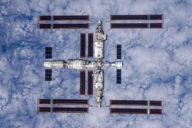 La primera fotografía clara de la Estación espacial china