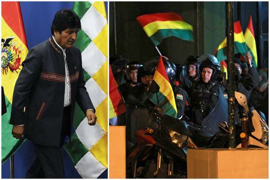 Evo Morales dejó su cargo después de vivir los momentos más difíciles desde que asumió en 2006, cuando hizo historia al convertirse en el primer indígena en llegar a ser jefe de estado. / EFE