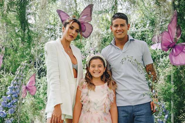 Salomé, hija de James Rodríguez y Daniela Ospina, debutará en película animada