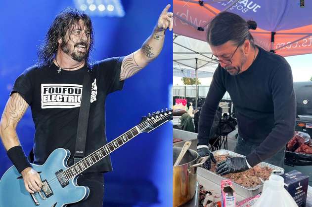 Dave Grohl, vocalista de los Foo Fighters, le sirvió comida a más de 450 personas
