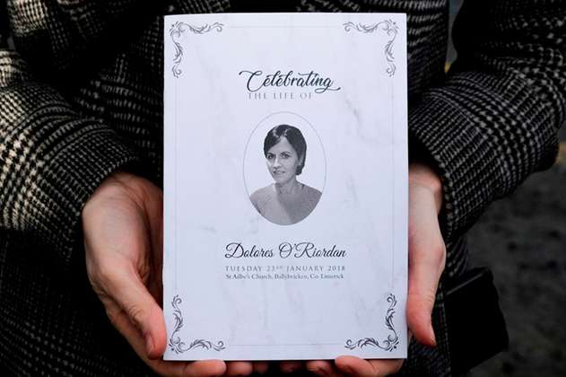 Voz de Dolores O'Riordan fue banda sonora de su propio funeral