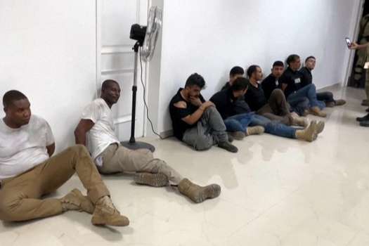 Este es el primer grupo de colombianos y estadounidenses de origen haitiano detenidos en relación con el magnicidio del presidente de Haití.
