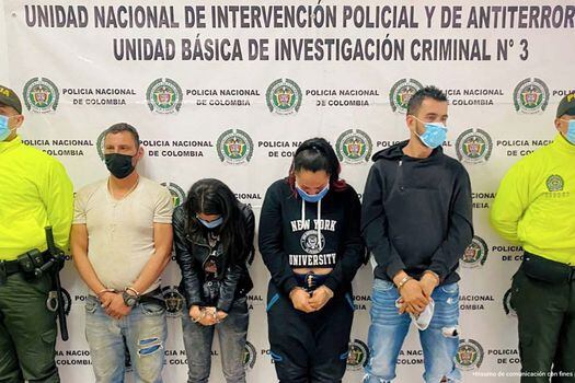 Alias los Delgados, fueron procesados por el delito de tráfico, fabricación o porte de
estupefacientes.
