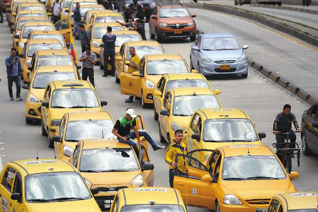 Paro de taxistas: estos son los puntos de movilización en las principales ciudades de Colombia  