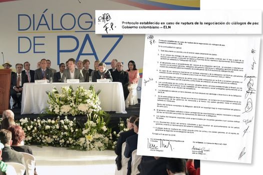 Este es el protocolo que firmaron Colombia, Eln y los países garantes en caso de la ruptura de los diálogos