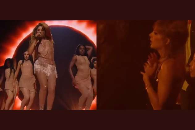 Shakira sobre Taylor Swift durante su presentación en los VMA: “Es un placer”