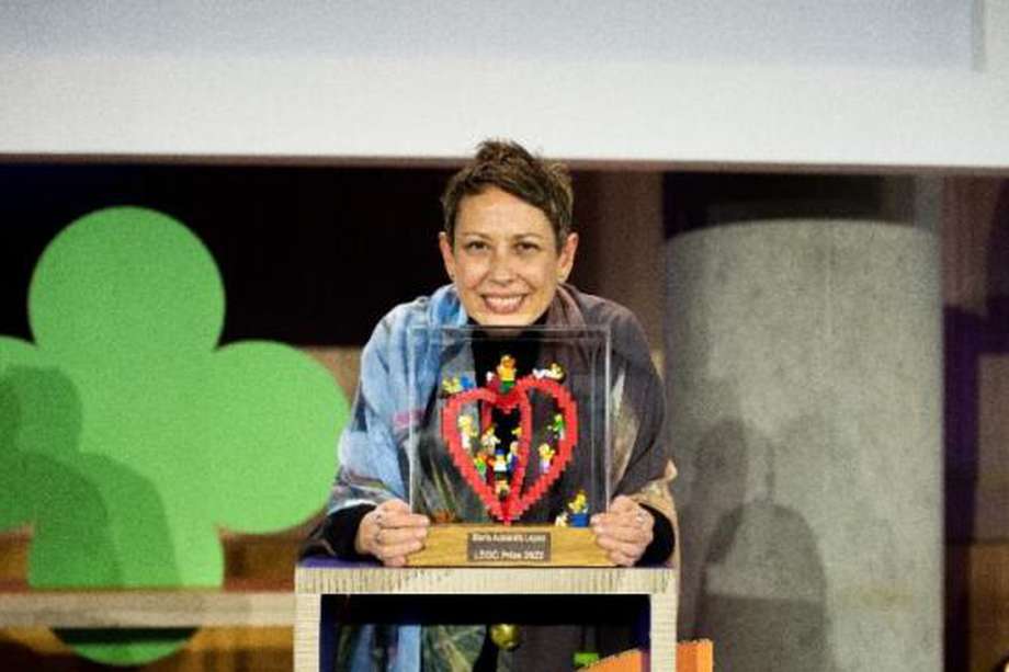 María Adelaida López dirige la fundación AeioTú desde hace cinco años. Recibió el Premio Lego 2022 en Billund, Dinamarca.