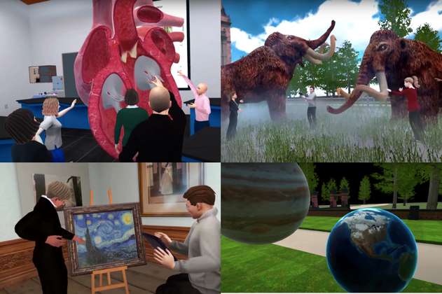 El colegio en el metaverso que ofrece clases con realidad virtual