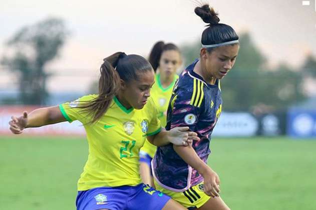 Colombia empató 2-2 con Brasil en el Sudamericano Femenino Sub-17