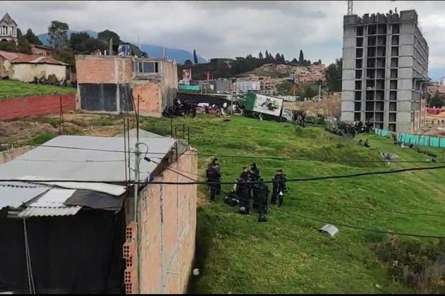El desalojo que pone en riesgo a varias familias de Zipaquirá (Cundinamarca)