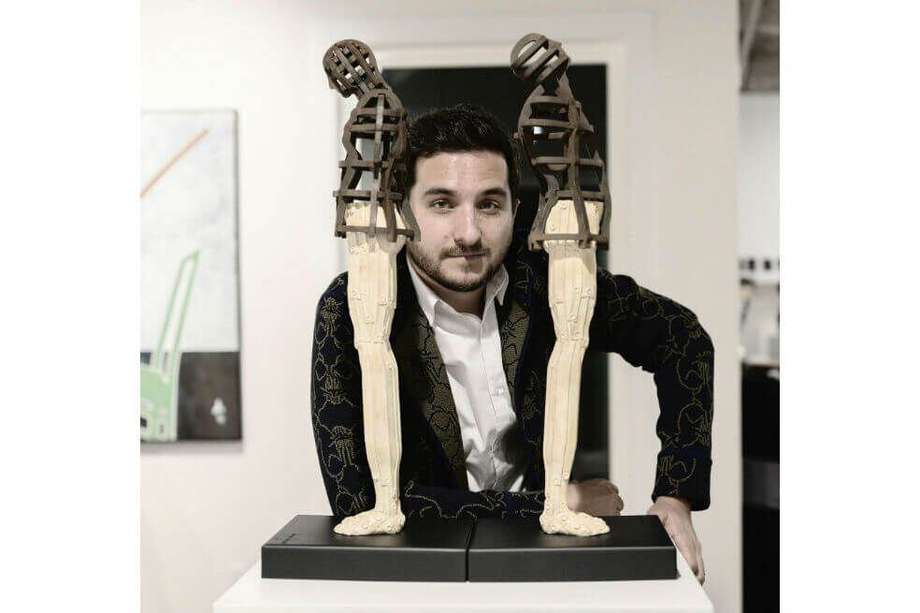 Imagen del escultor colombiano Joaquín Restrepo.  / Cortesía