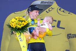Lorena Wiebes ganó la primera etapa y hace historia en el Tour femenino