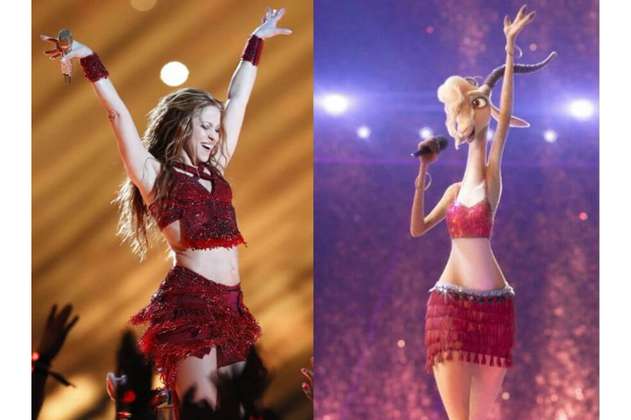 ¿Shakira se vistió como su personaje de "Zootopia" en el Super Bowl?