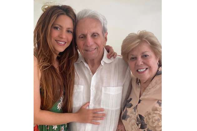 Shakira reaparece en redes sociales para celebrar el cumpleaños de su padre