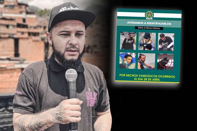 Líder y artista de comuna 13 de Medellín aparece como uno de los “vándalos” más buscados por la Policía