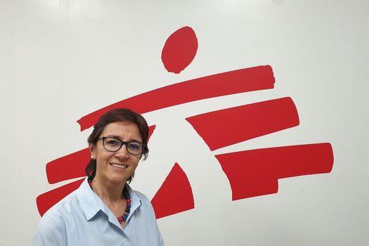 Mónica Camacho es colombiana y lleva muchos años trabajando con Médicos Sin Fronteras (MSF), organización que cumple 50 años.