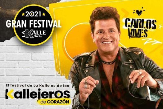 Carlos Vives estará en el Gran Festival La Kalle