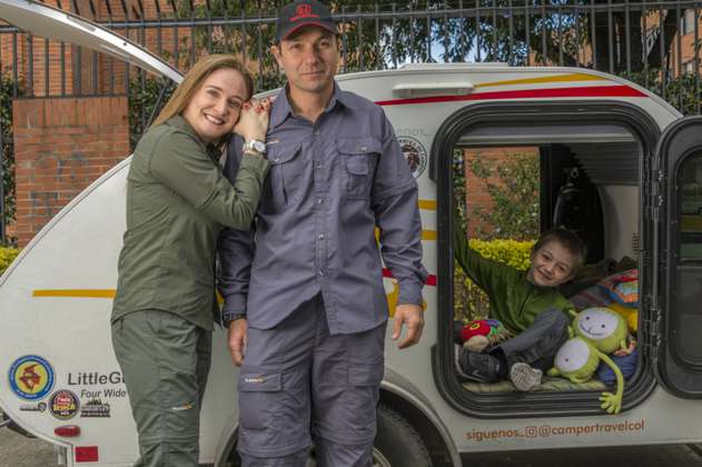 Piloto colombiano y su familia recorrerán Suramérica en carro 