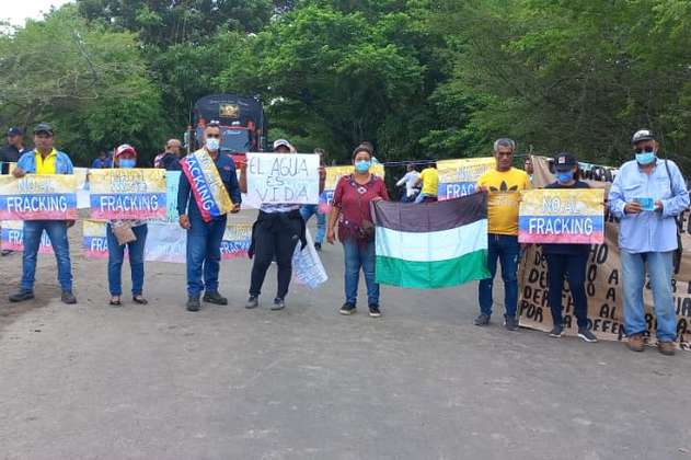 La comunidad de Puerto Wilches sigue protestando contra el fracking