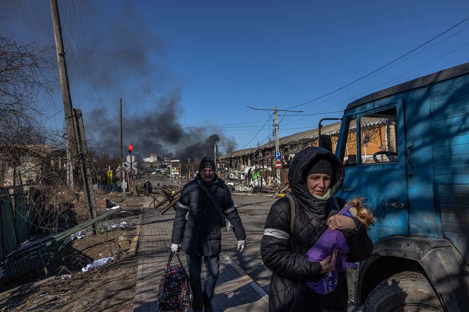 La agencia de migración de la ONU informa que, hasta el día de hoy, más de 2,5 millones de personas han huido de Ucrania. La mayoría de los refugiados, alrededor de 1,5 millones de personas, han salido hacia Polonia. 