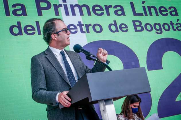 Andrés Escobar no seguirá siendo el gerente de la Empresa del Metro de Bogotá 