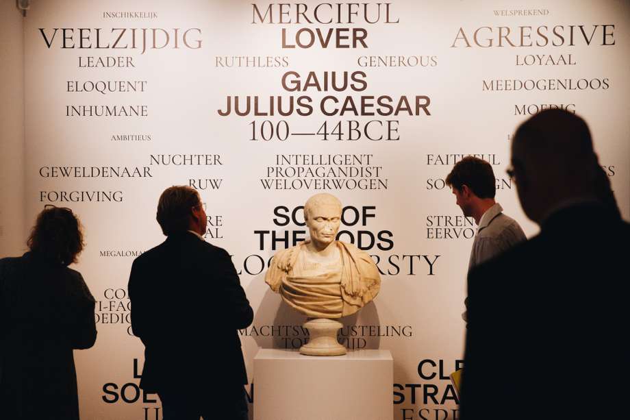 Busto de Julio César expuesto en el Museo H'ART de Ámsterdam (Países Bajos).