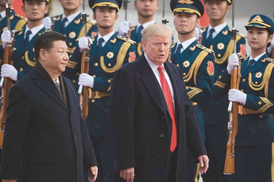 Xi jinping, presidente de China, y Donald Trump, presidente de Estados Unidos.
