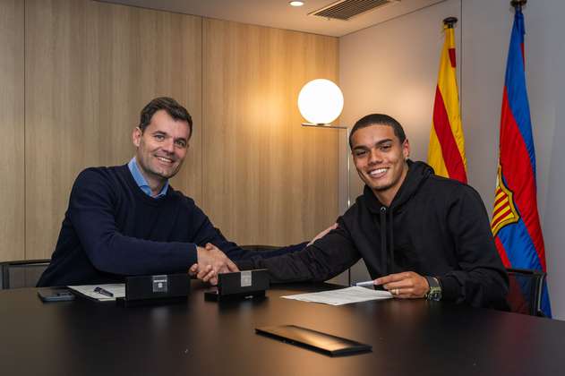 Joao Mendes, hijo de Ronaldinho, firmó con Barcelona