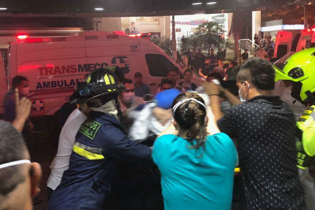 Incendio en clínica de Barranquilla: 190 pacientes fueron evacuados