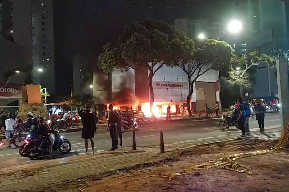 Disturbios en Bucaramanga
