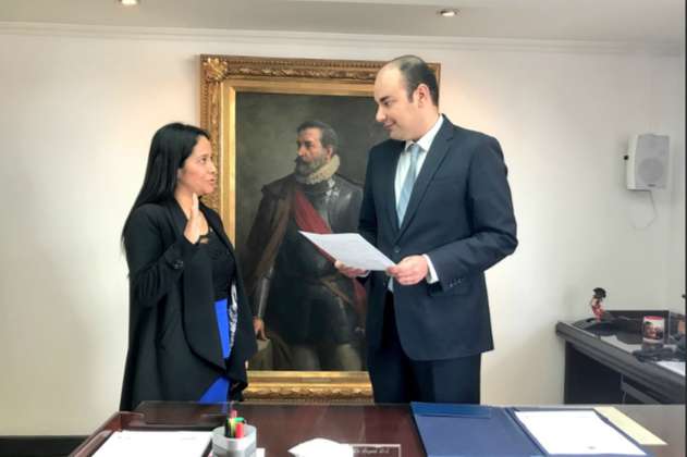 Se posesiona Xinia Navarro como nueva concejal de Bogotá