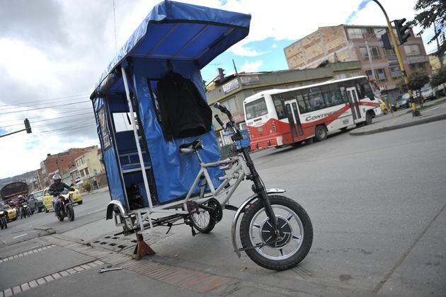 Bogotá: Policía decomisó 12 bicitaxis en el barrio Lisboa, en la localidad de Suba