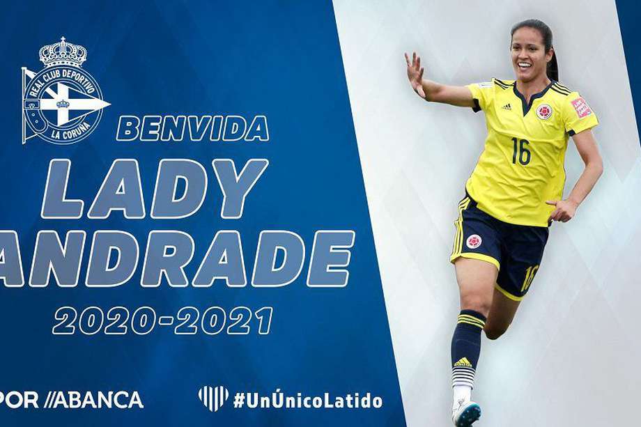 Andrade ha disputado los Mundiales femeninos de 2011 y 2015 con la selección colombiana de fútbol.