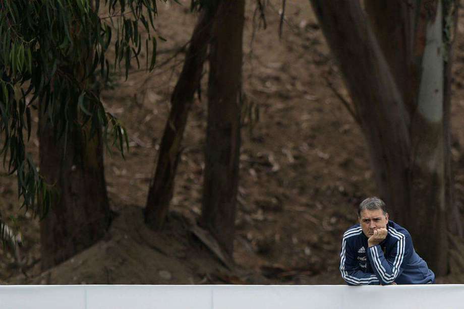 Gerardo Martino, entrenador del seleccionado argentino. Foto: AFP