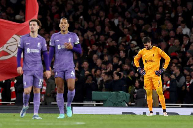 Pese a la buena actuación de Luis Díaz, Liverpool cayó ante Arsenal 3-1
