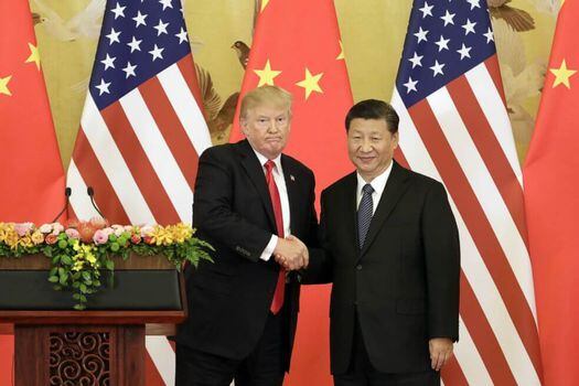 Donald Trump, presidente de Estados Unidos, y Xi Jinping, presidente de China. / Bloomberg