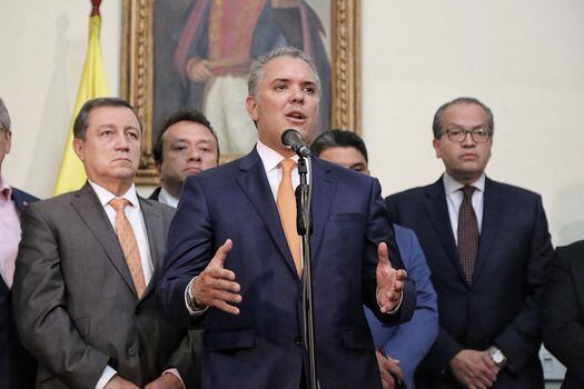 Iván Duque Márquez, presidente de Colombia.  / Prensa Senado
