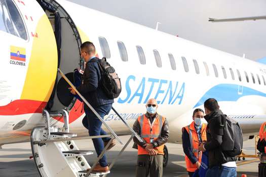 Es el primer vuelo internacional operado por Satena, a bordo de una aeronave Embraer ERJ145, con capacidad para 50 pasajeros.
