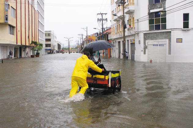 Fuertes lluvias afectan a más de 110 mil personas en Cartagena